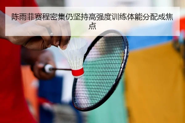 陈雨菲赛程密集仍坚持高强度训练体能分配成焦点